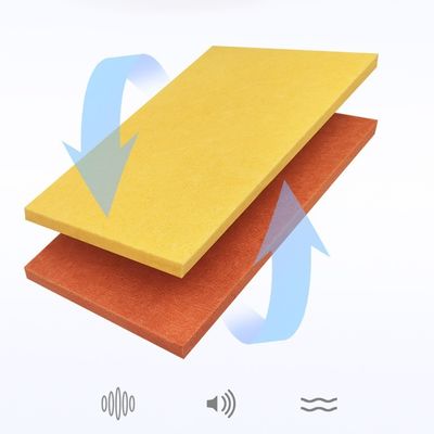 Panneau d'absorption sonore en fibre de polyester de 12 mm Panneau acoustique hôtelier Style de conception moderne