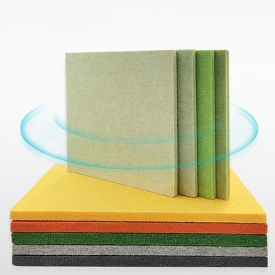 Design d'hôtel moderne 12 mm 24 mm Panneaux insonorisés en fibre de polyester pour l'absorption du son