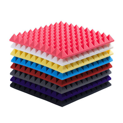 Panneaux acoustiques d'isolation acoustique pour immeubles de bureaux à haute densité et en forme de pyramide 3D