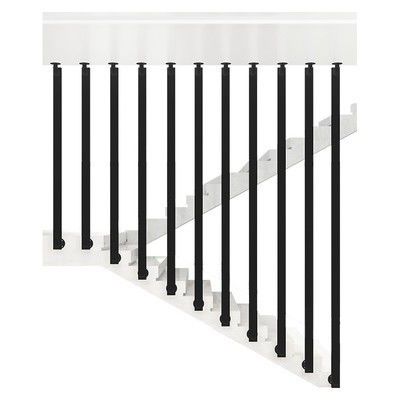 Bardage en aluminium pour appartement moderne personnalisé Balustrade en fer forgé Barrières d'escalier