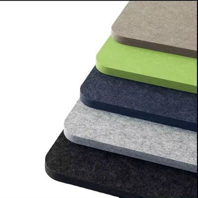 Panneau acoustique insonorisé en 100% fibre de feutre polyester pour la personnalisation de salles de gym