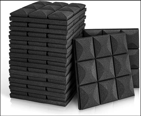 14 à 60 kg/m3 Réduction du bruit par densité Panneau en mousse acoustique pour l'isolation acoustique des salles de réunion