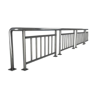 Balustrade métallique extérieure pour mur d'appartement montée à l'extérieur