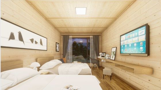 Matériau principal Maison de conteneurs à l'intérieur confortable à l'extérieur