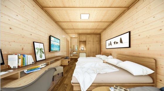 Matériau principal Maison de conteneurs à l'intérieur confortable à l'extérieur