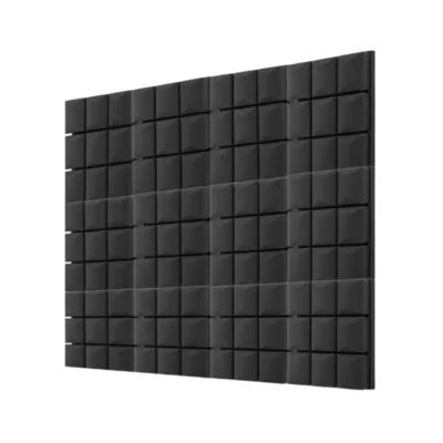 Panneau en mousse acoustique de réduction du bruit noir pour l'isolation acoustique de conception moderne coton
