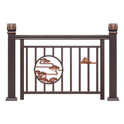 Balustrade d'intérieur en fer forgé, rampe d'escalier, garde-corps pour appartement monté sur le mur