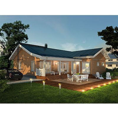 Container plat préfabriqué, villa moderne et évolutive, design contemporain
