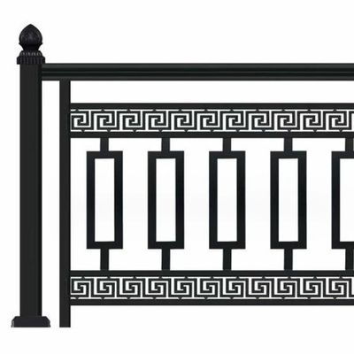 Manche d'escalier en aluminium personnalisée pour la protection de la sécurité des appartements