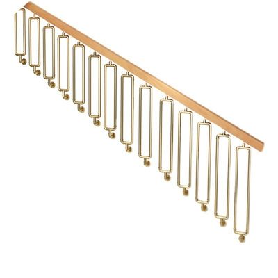 Meilleur design d'escalier de balcon en fer forgé en verre pour le montage de murs d'appartement