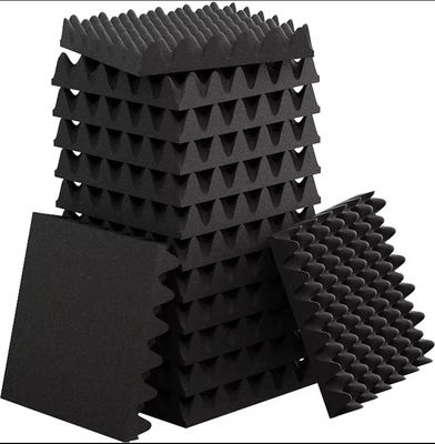 Matériau d'isolation supersonore du fabricant mousse PU de 14 à 60 kg/m3 en noir