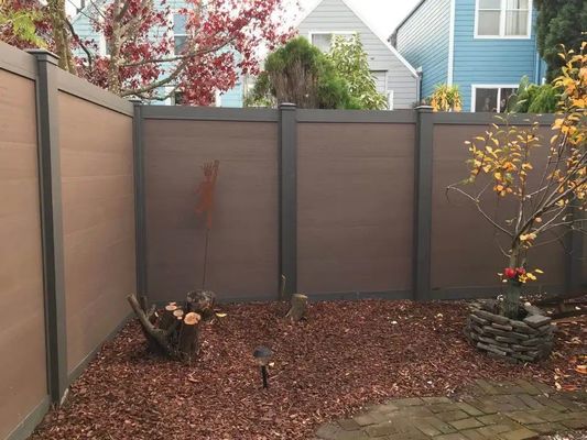 Plancher monté en bois plastique composite résistant aux rayons UV pour l'extérieur