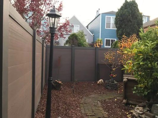 Plancher monté en bois plastique composite résistant aux rayons UV pour l'extérieur