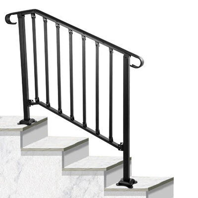 Escalier intérieur élégant garde-corps élévateur en fer plancher balustrades balcon garde-corps en acier