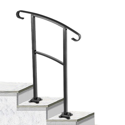 Le porte-clés de la clôture d'escalier en acier pour balustrades de balcon d'appartement moderne