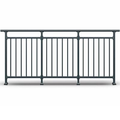 Barrière d'escalier en acier inoxydable de design moderne pour le montage murale dans le balcon d'appartement