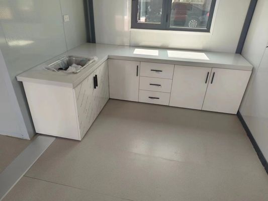 Chambres pliables Conteneur plat en acier moderne pour la vie portable