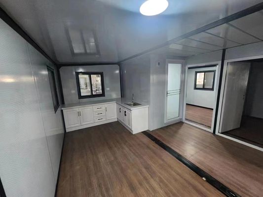 Chambres pliables Conteneur plat en acier moderne pour la vie portable