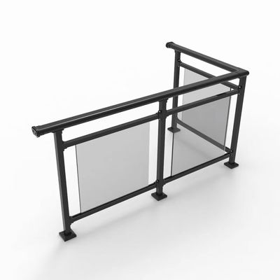 Réglisse de balcon en aluminium montée sur le mur pour le pont des poignées de main