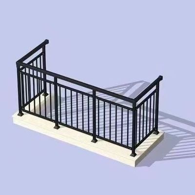 Réglisse de balcon en aluminium montée sur le mur pour le pont des poignées de main