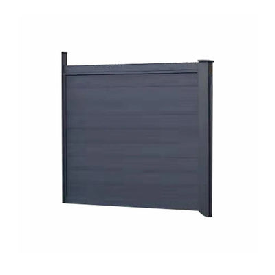 Moderne style de conception en bois plastique composite plaque de clôture facile à installer et imperméable