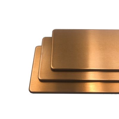 Supérieure résistance à la corrosion Panneau composite cuivre-plastique pour le design intérieur moderne