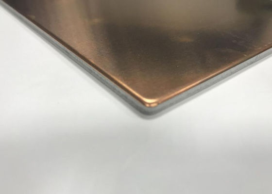 Supérieure résistance à la corrosion Panneau composite cuivre-plastique pour le design intérieur moderne