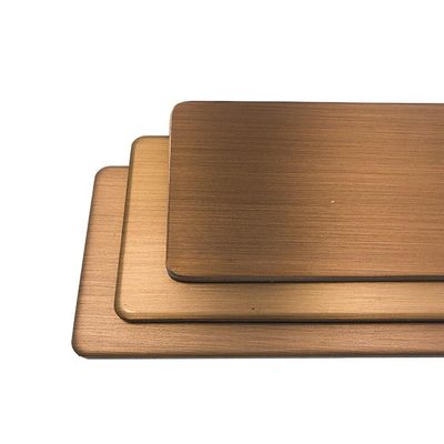 Supérieure résistance à la corrosion Panneau composite cuivre-plastique pour le design intérieur moderne