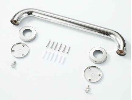 Barre d'accrochage antidérapant de 28 cm Taille pour le matériel de douche en acier inoxydable pour salle de bain