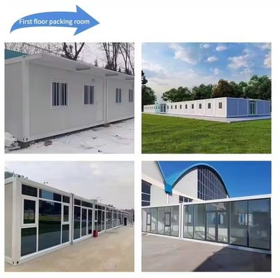 Entrepôt maison de conteneurs personnalisée multi-fonction préfabriquée maison minuscule avec et multi-fonction