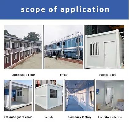 Entrepôt maison de conteneurs personnalisée multi-fonction préfabriquée maison minuscule avec et multi-fonction
