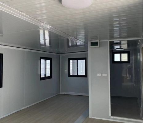 Structure en acier détachable facile pliable mobile villa préfabriquée maison évolutive 3 chambres avec cuisine