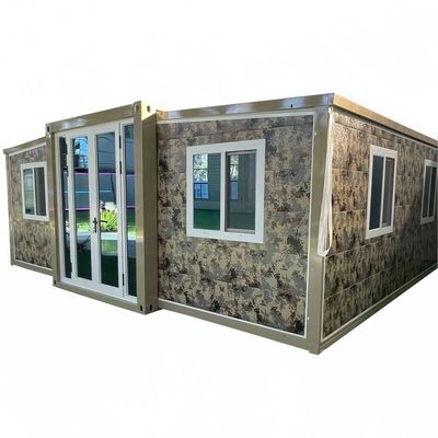 Maison en conteneur étanche de 40 pieds, à l'épreuve de l'eau, avec structure en acier.