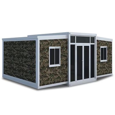 Structure en acier de luxe 2 chambres Container préfabriqué maison pour bureau et dortoir