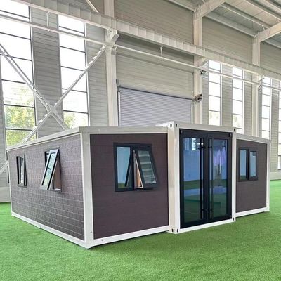 Structure en acier de luxe 2 chambres Container préfabriqué maison pour bureau et dortoir