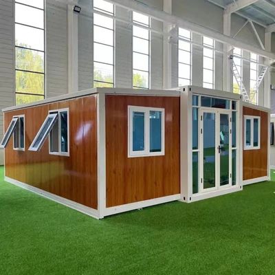 Structure en acier de luxe 2 chambres Container préfabriqué maison pour bureau et dortoir