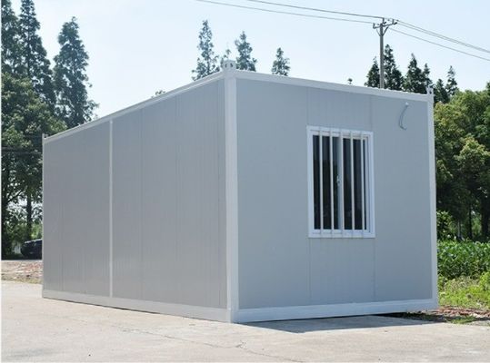 Unités pliables Bâtiment de bureaux portables avec des maisons de conteneurs à emballage plat pliables rapidement