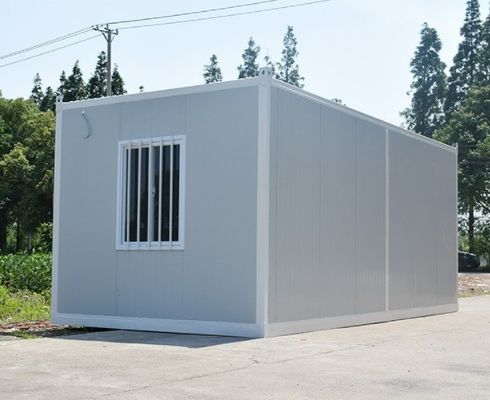 Unités pliables Bâtiment de bureaux portables avec des maisons de conteneurs à emballage plat pliables rapidement