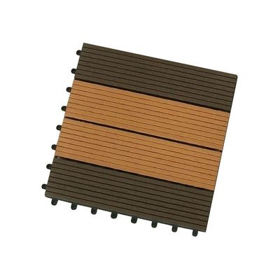 Planchers en bois-plastique de bricolage extérieur de haute durabilité pour les projets de cour moderne