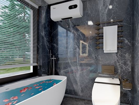 Maison préfabriquée en capsule spatiale commerciale avec un style de design postmoderne