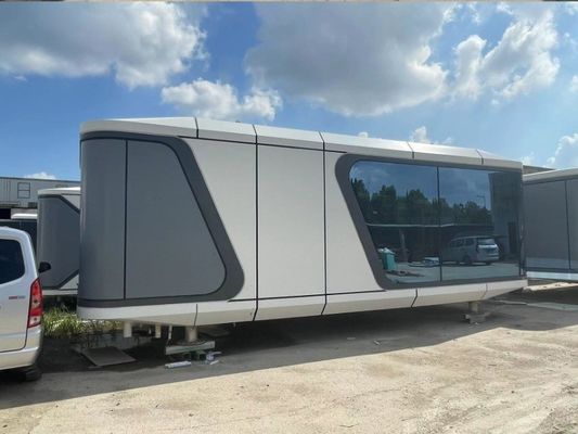 Cabine préfabriquée solaire mobile pour une expérience de camping de luxe