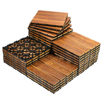 Carreaux de revêtement de sol en WPC contemporain pour le gymnase de l'hôpital scolaire en taille et couleur personnalisées