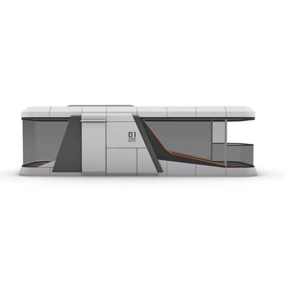 Hôtel maison préfabriquée mini en acier modulaire avec cuisine salle de bains pour espace résidentiel extérieur