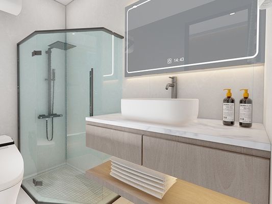 Une maison préfabriquée de luxe avec cuisine et salle de bain