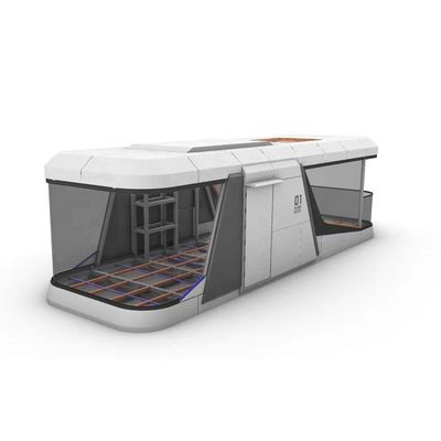 Recyclage de conteneurs extensibles avec cuisine et salle de bain pour la protection de l'environnement