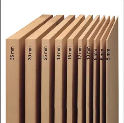 Design de meubles modernes 3mm 4mm 5mm 6mm 9mm 12mm 15mm 18mm planches en fibre de pin