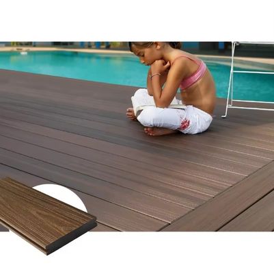 18 mm d'épaisseur Poire Bois jardin extérieur Patio piscine Plancher en bois composite