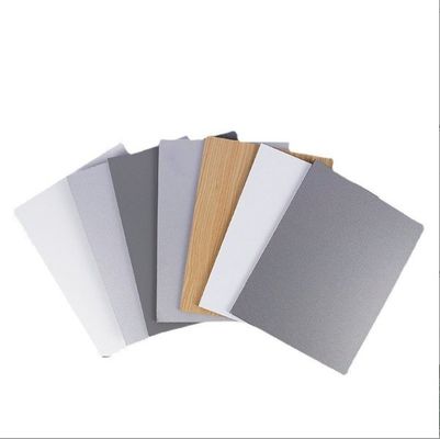 Panneau composite ignifuge en alliage d'aluminium 3 mm 4 mm 5 mm extérieur en PE/PVDF ACP