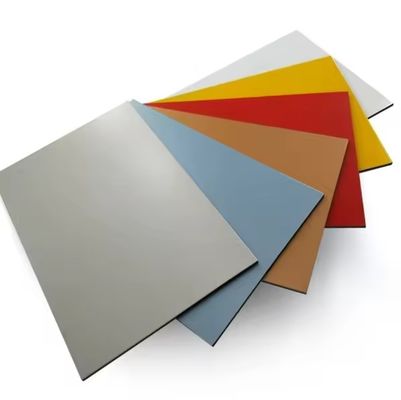 Panneau composite ignifuge en alliage d'aluminium 3 mm 4 mm 5 mm extérieur en PE/PVDF ACP