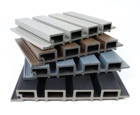 Panneaux de façade composite en bois plastique longueur personnalisée 159 mm x 23 mm x longueur personnalisable